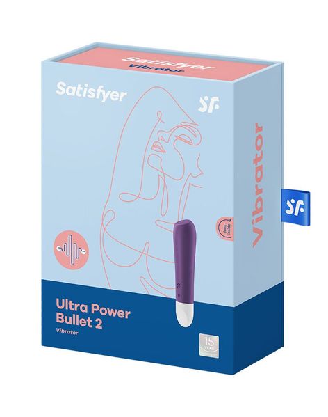 Вибропуля перезаряжаемая Ultra Power Bullet 2 Violet