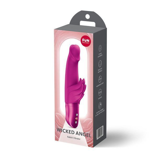 Вібратор-кролик Fun Factory Wicked Angel Magenta &mdash; Вібратори-кролики, фото | купити онлайн у Ass In Bath