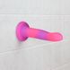 Фалоімітатор, що світиться в темряві, ADDICTION Rave 8″, Glow in the Dark Dildo Pink Purple, 20,3 см 6